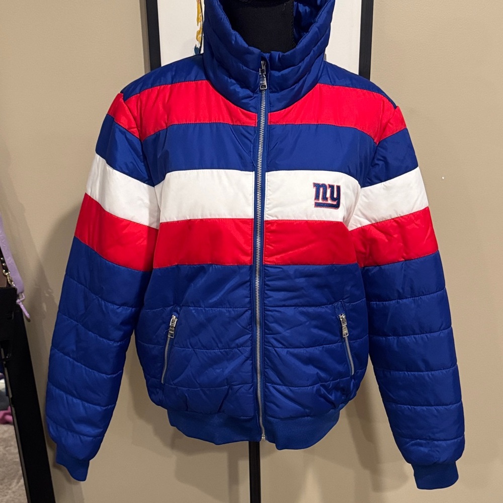 NY Giants Puffer Coat